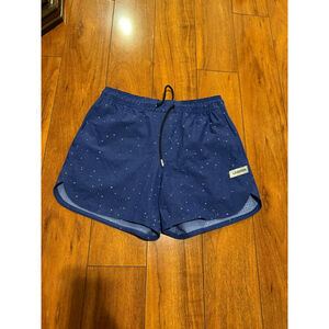 Men's Legends Blue & White Speckled Athletic Shorts M